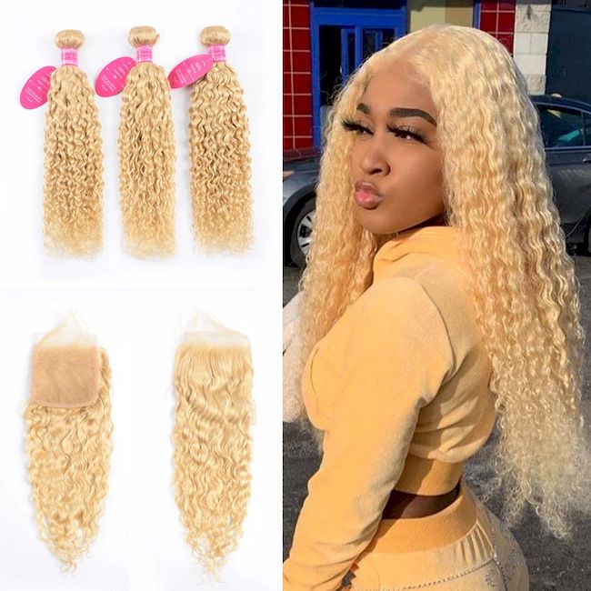 Wholesale 613 HD wig Deep Wave Frontal 13*4 13*6 and 2*6 4*4 5*5 6*6 7*7 Closure Wig 100% Human Raw Hair