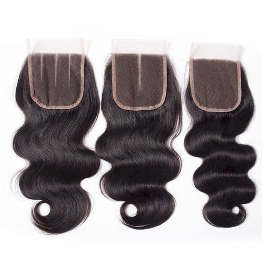 Wholesale Raw Body Wave Frontal & Closure – Transparent HD Lace, Small Knots, Full Soft Hair