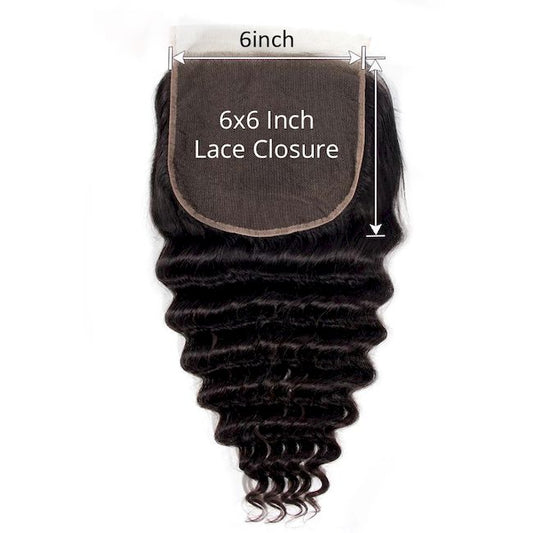 Wholesale Raw Loose Deep Wave Frontal & Closure – Transparent HD Lace, Small Knots, Virgin Human Hair for Salons & Stylists