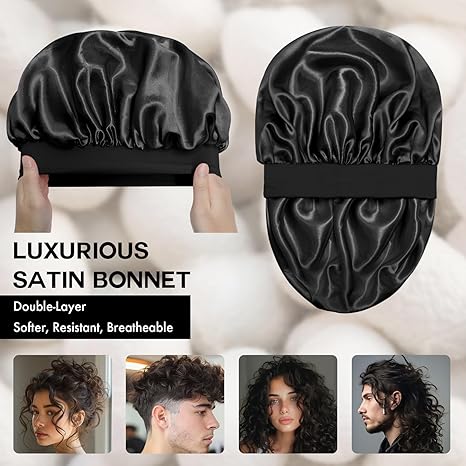 Soft Satin Sleep Bonnet , Redeem 200 points for 1 Satin Sleep Bonnet