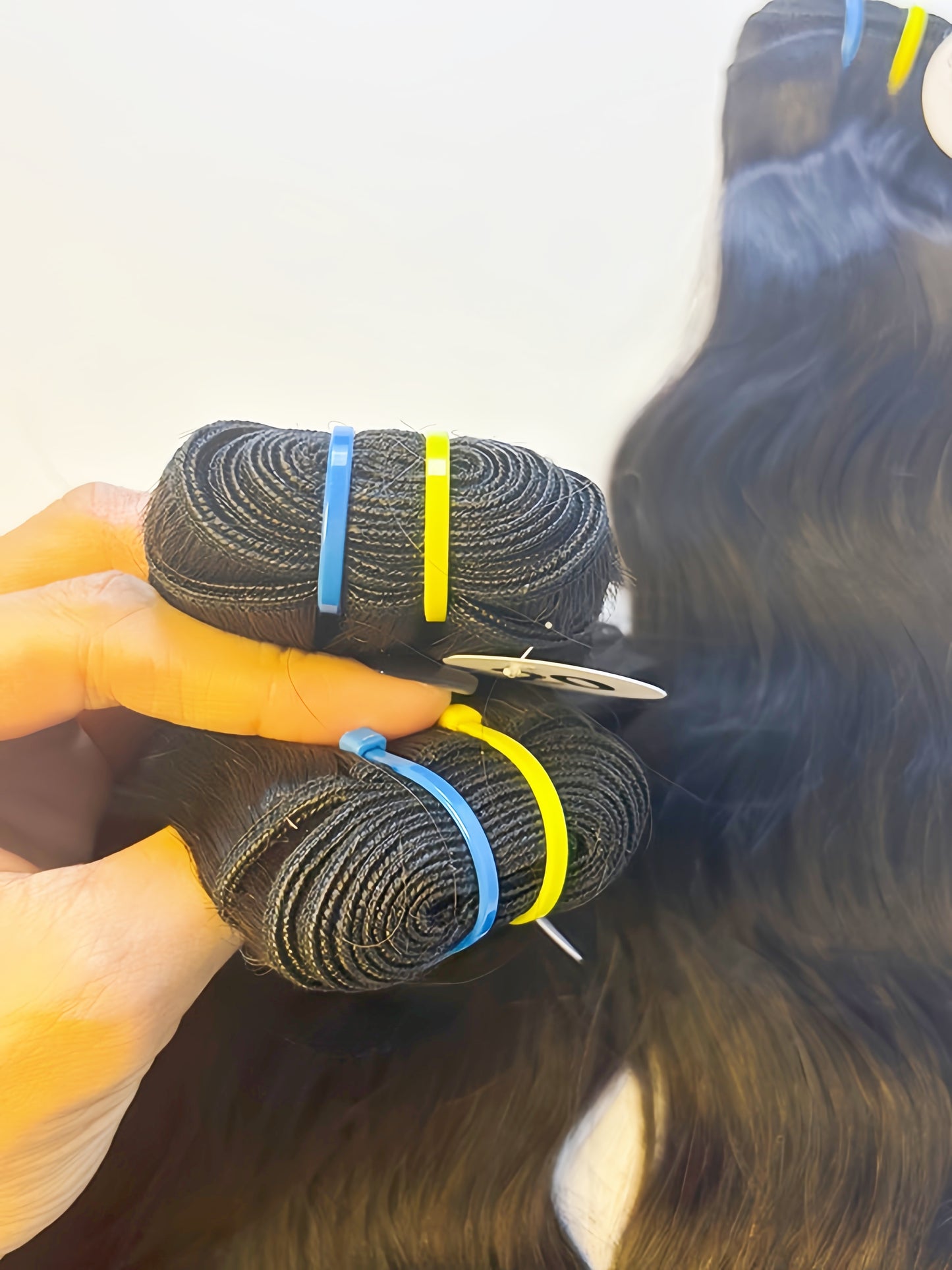 Raw Indian Wave Human Hair Bundles – Super Double Drawn | Natural Black & Blonde | Wholesale for Black Women Hairdressers