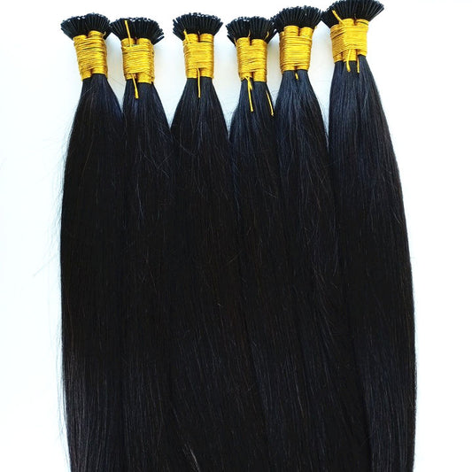 Raw Keratin itip extension hair 100% Remy natural hair extension human Double Drawn Vietnam i tip hair extensions wholesale