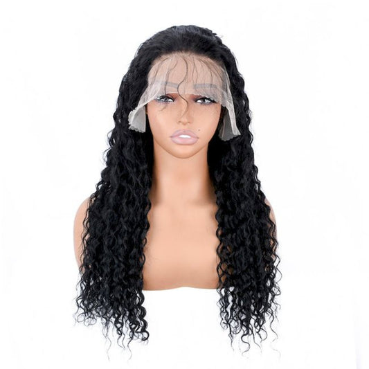 Water Wave HD Lace Frontal (13x4, 13x6, 360) & Closure (4x4–7x7) Wig – Transparent, Small Knots, 100% Raw Human Hair