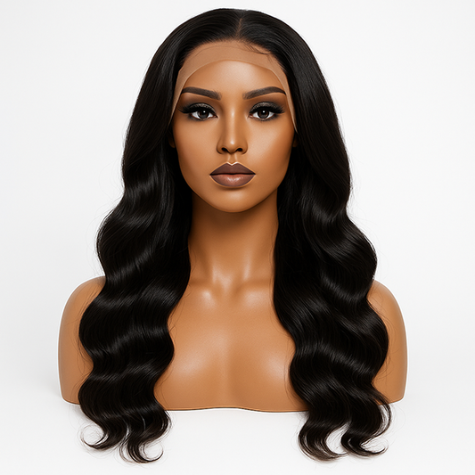 Raw Body Wave HD Lace Wig – 13x4, 13x6 Frontal & 2x6–7x7 Closure, Top Raw A+ Human Hair