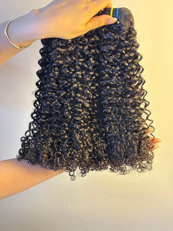 Kinky Curly Raw Vietnamese & Indian Human Hair Extensions Wholesale – Double Drawn Bundles, Thick & Tangle-Free & ucharminghair