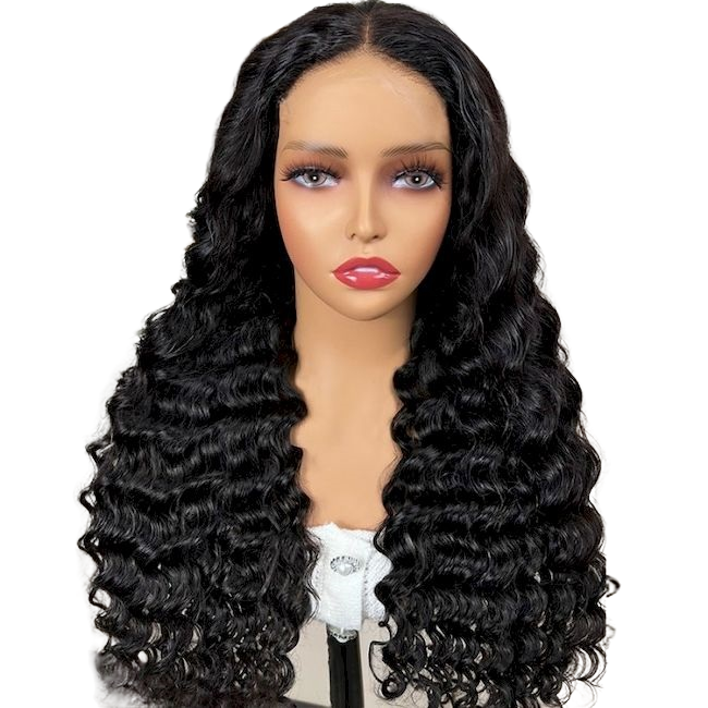 Wholesale Deep Wave HD Lace Wig – Frontal (13x4, 13x6) & Closure (2x6–7x7), Highest Quality Raw Vietnamese/Indian Human Hair, Double Drawn for Salons & Stylists