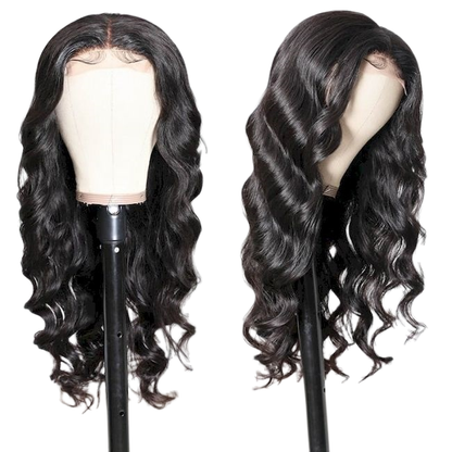 Raw Loose Deep Transparent HD Lace Wig – 13x4, 13x6, 360 Frontal & 4x4–7x7 Closure, Top Raw A+ 100% Human Hair
