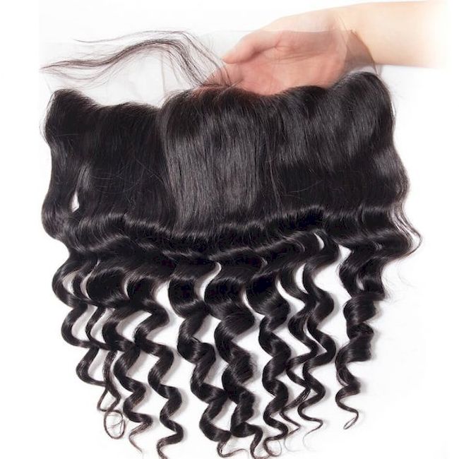 Wholesale Raw Water Wave Frontal & Closure – Transparent HD Lace, Small Knots, 100% Human Hair