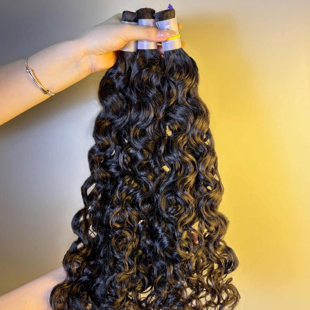 Water Wave bulk human hair – product gallery image 6