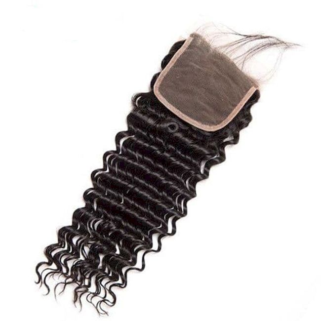 Wholesale Raw Deep Wave Frontal & Closure – Transparent HD Lace, Small Knots, Virgin Human Hair for Salons & Stylists