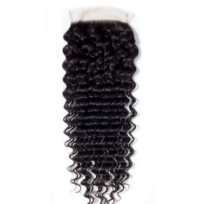Wholesale Raw Deep Wave Frontal & Closure – Transparent HD Lace, Small Knots, Virgin Human Hair for Salons & Stylists