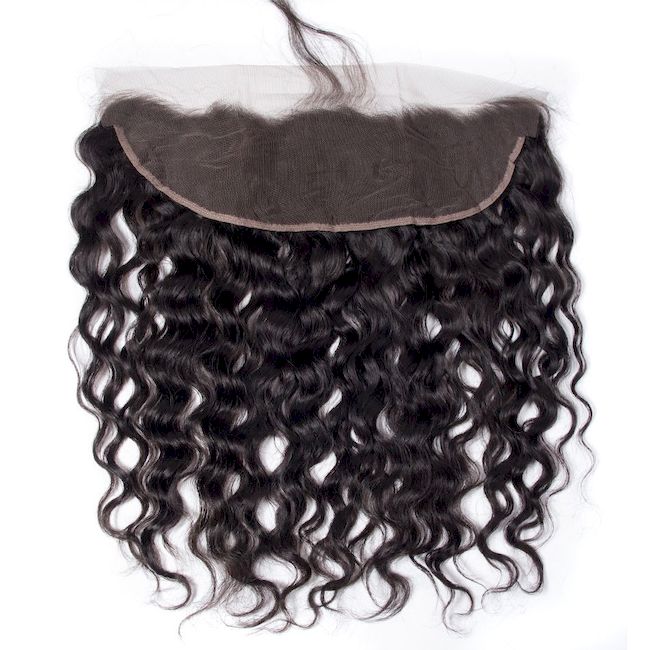 Wholesale Raw Water Wave Frontal & Closure – Transparent HD Lace, Small Knots, 100% Human Hair