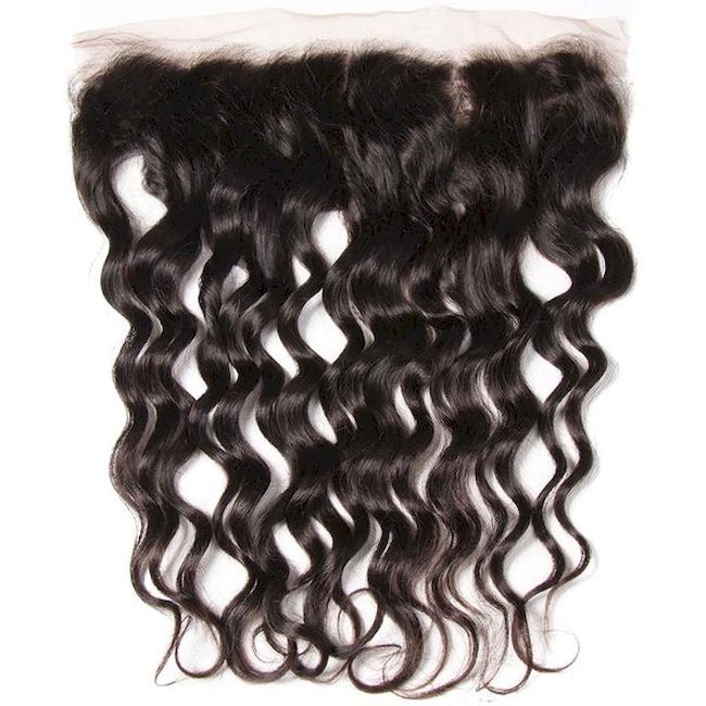 Wholesale Raw Water Wave Frontal & Closure – Transparent HD Lace, Small Knots, 100% Human Hair