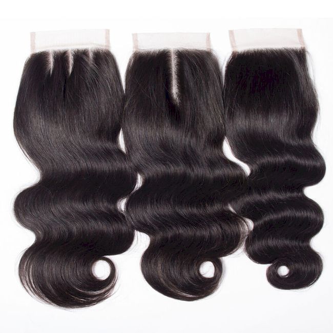 Wholesale Raw Body Wave Frontal & Closure – Transparent HD Lace, Small Knots, Full Soft Hair