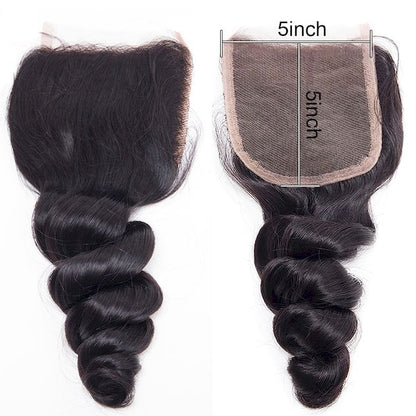 Wholesale Raw Loose Wave HD Lace Frontal & Closure – Transparent, Small Knots, Soft Natural Virgin Human Hair for Salons & Stylists