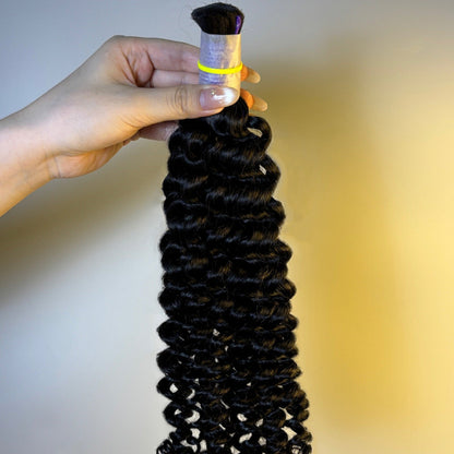 Kinky Curly bulk human hair – product gallery image 7