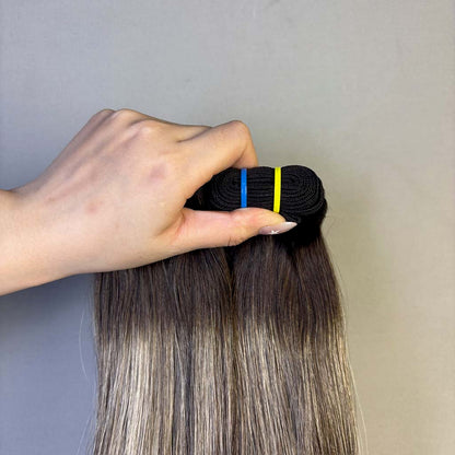 Color #2:613:2 Top Raw A+ Pro highlight straight human hair bundle product photo 2
