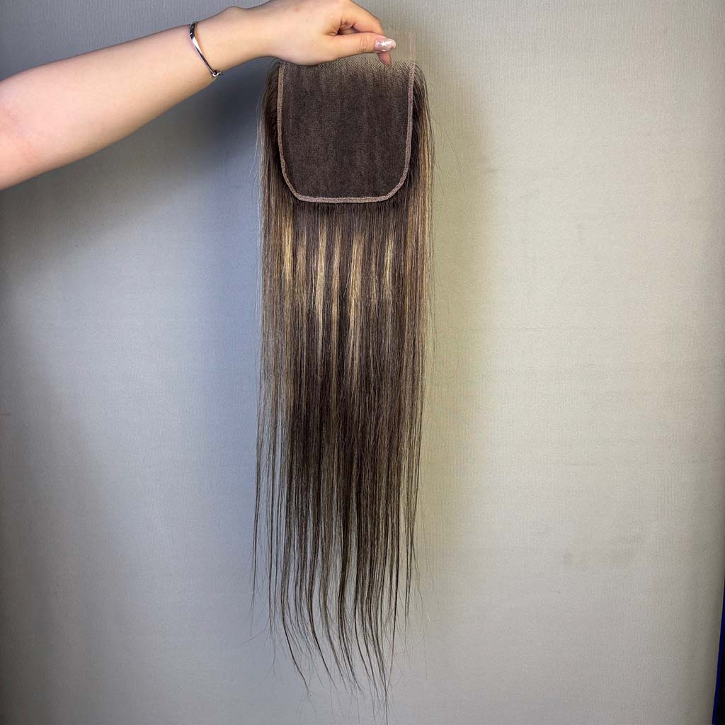 Color #2:8:2 Top Raw A+ Pro highlight straight human hair bundle product photo 1