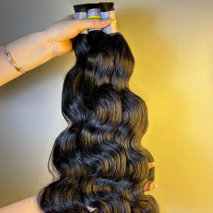 Body Wave bulk human hair – product gallery image 4