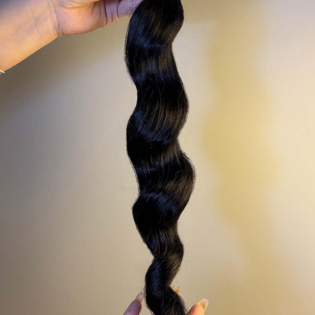 Raw Loose Wave Bulk Hair – Double Drawn, Full &amp; Thick, No Shedding, High Quality
