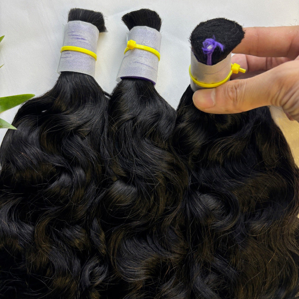 Water Wave bulk human hair – product gallery image 1