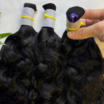 Water Wave bulk human hair – product gallery image 1