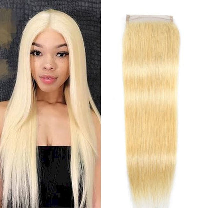 Wholesale 613 Straight HD Transparent Lace Frontal & Closure – Small Knots, 100% Raw Human Hair