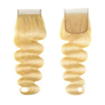 Wholesale 613 Straight HD Transparent Lace Frontal & Closure – Small Knots, 100% Raw Human Hair