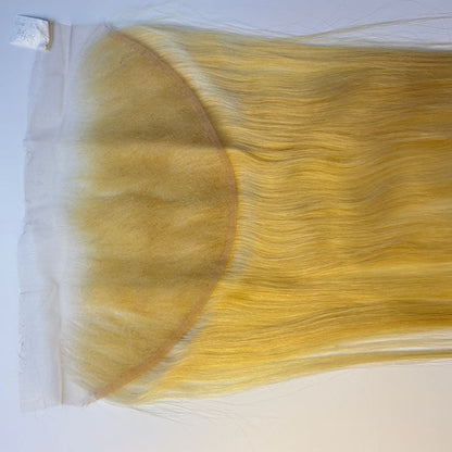 Wholesale 613 Straight HD Transparent Lace Frontal & Closure – Small Knots, 100% Raw Human Hair
