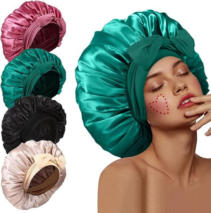 Soft Satin Sleep Bonnet ， Redeem 200 points for 1 Satin Sleep Bonnet