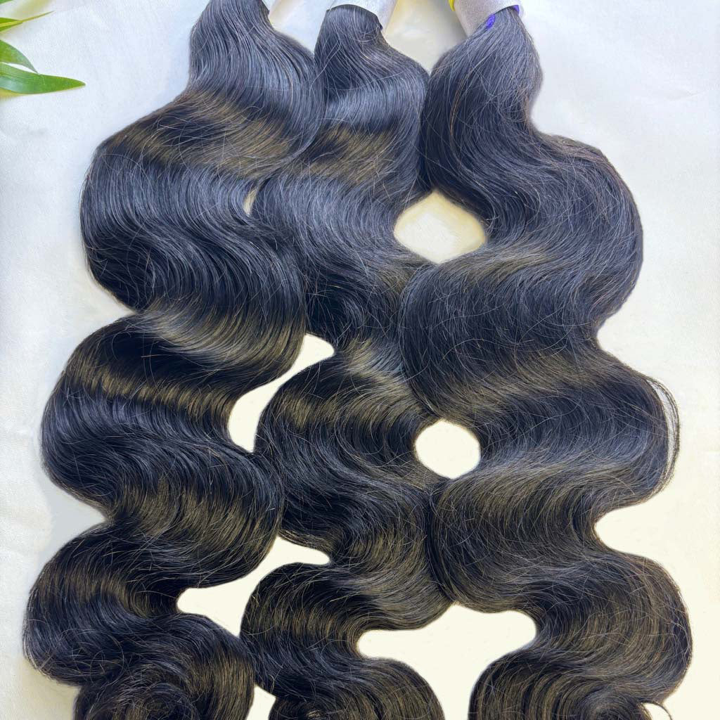 Body Wave bulk human hair – product gallery image 2