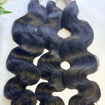 Body Wave bulk human hair – product gallery image 2