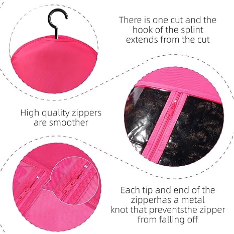 Portable Wig Storage Bag ，Redeem 250 points for 1 Portable Wig Storage Bag