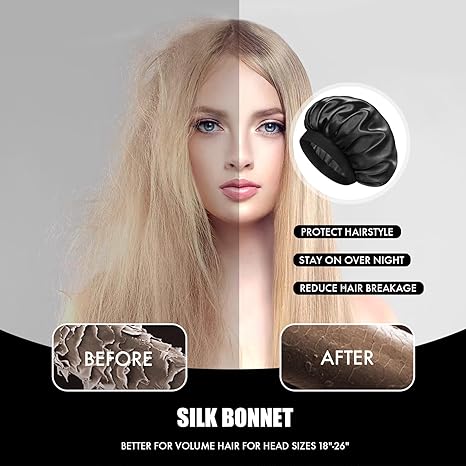 Soft Satin Sleep Bonnet ， Redeem 200 points for 1 Satin Sleep Bonnet