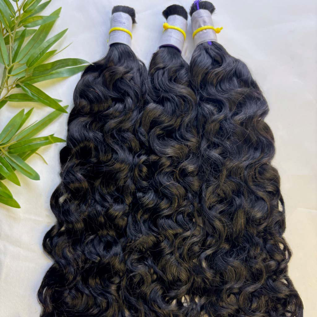 Water Wave bulk human hair – product gallery image 4