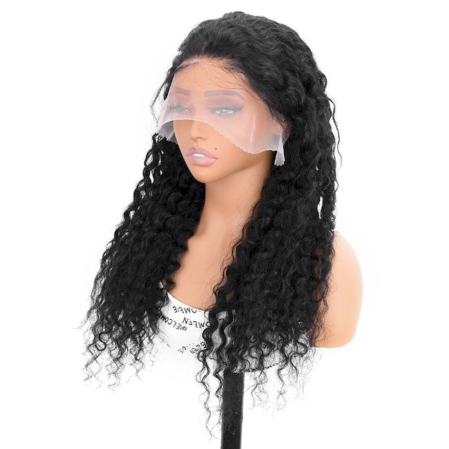 Water Wave Transparent  Lace 13*4 13*6 360 Frontal  4*4 5*5 6*6 7*7 Closure  Wig  100% Human Raw Hair Top Raw A+