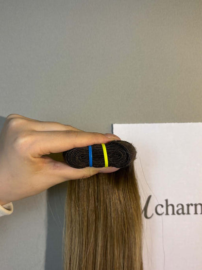 Color #B3:3:9.1 Top Raw A+ Pro highlight straight human hair bundle product photo 1
