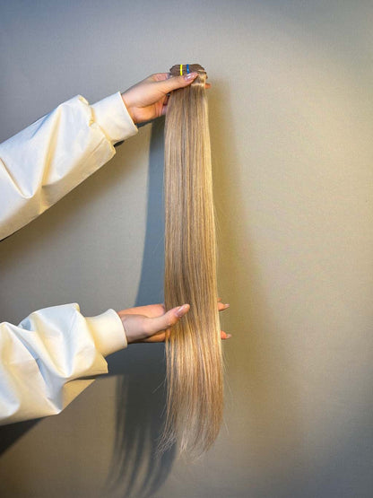 Color #B7:60A Top Raw A+ Pro highlight straight human hair bundle product photo 2