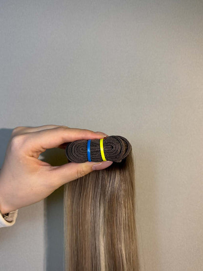 Color #BH4:ICE Top Raw A+ Pro highlight straight human hair bundle product photo 1