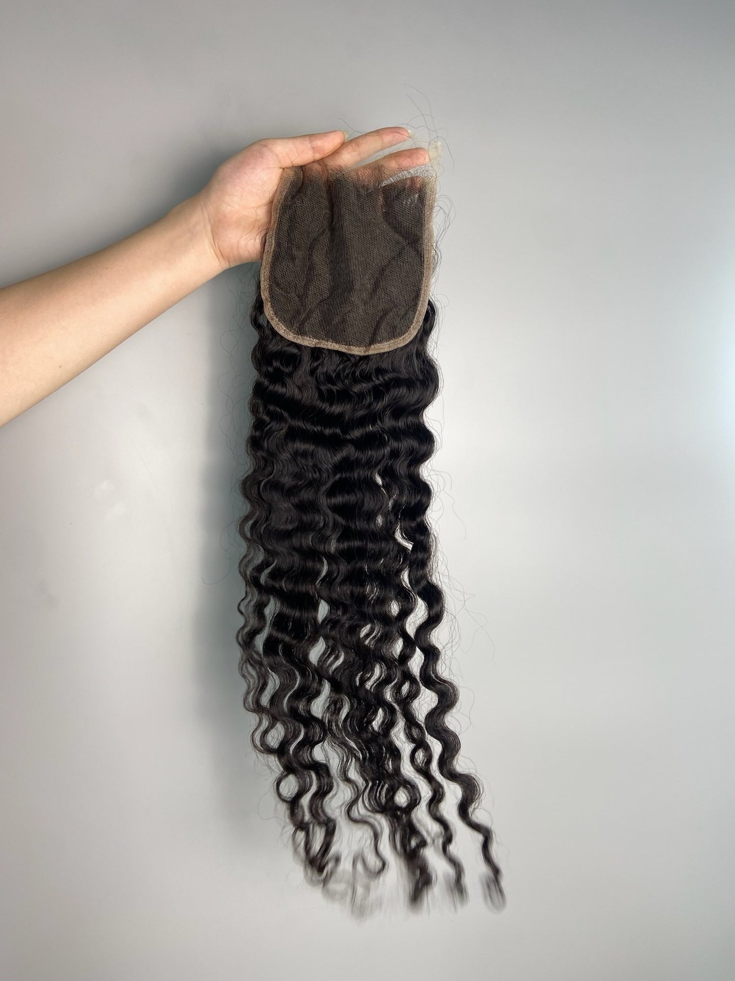 Raw Burmese curly Frontal & Closure – Transparent HD Lace with Small Knots | 100% Human Hair
