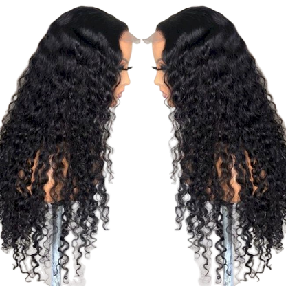 5*5  HD  Closure  Wig  100% Human Raw Hair Top Raw A+ PRO Straight Body Water loose Deep  Wave  Kinky  Curly