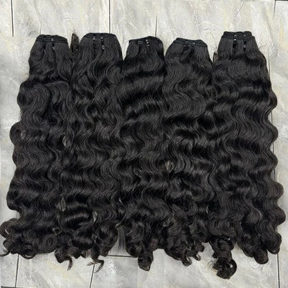 Ucharming Hair Top Raw A+ Pro Hair Bundle Cheveux raides Body Water Loose Deep Wave Bouclés Crépus Vente en gros 