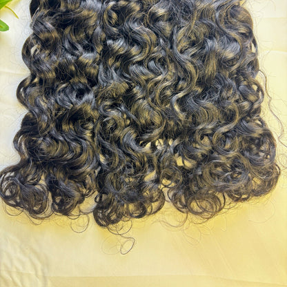 Raw Water Wave Bulk Hair – Double Drawn, Full &amp; Thick, No Shedding, High Quality