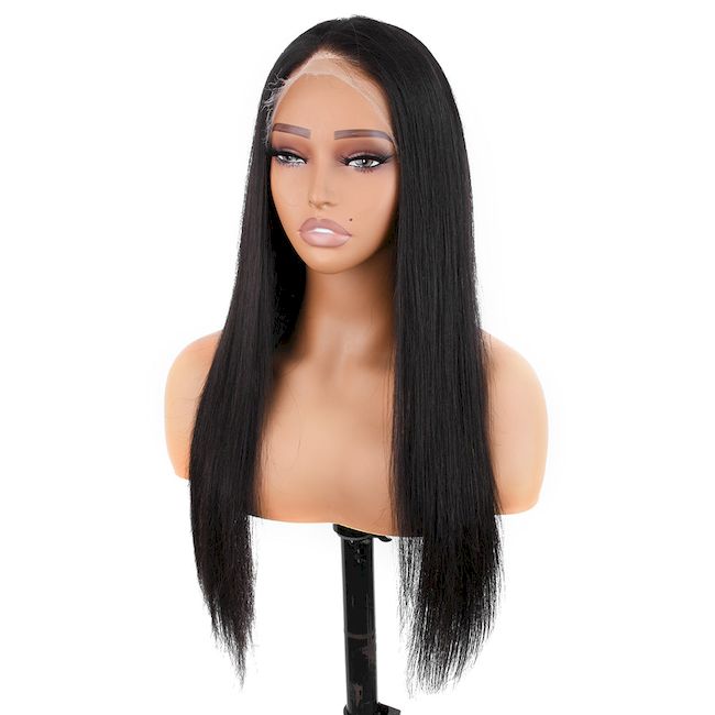 Raw Straight HD Lace Frontal (13x4, 13x6) & Closure (2x6, 4x4, 5x5, 6x6, 7x7) Wig – 100% Human Hair