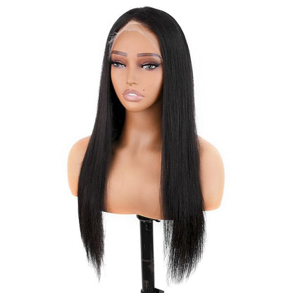 Raw Straight HD Lace Frontal (13x4, 13x6) & Closure (2x6, 4x4, 5x5, 6x6, 7x7) Wig – 100% Human Hair