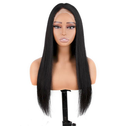 Raw Straight HD Lace Frontal (13x4, 13x6) & Closure (2x6, 4x4, 5x5, 6x6, 7x7) Wig – 100% Human Hair