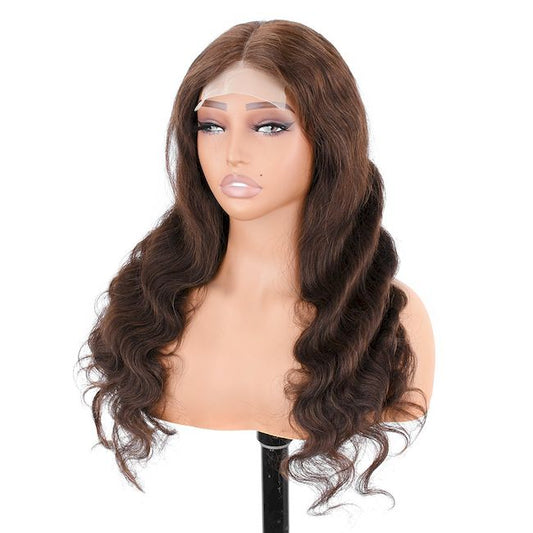 13*4 HD Frontal Wig 100% Human Raw Hair Top Raw A+ Straight Body Water loose Deep Wave Kinky Curly