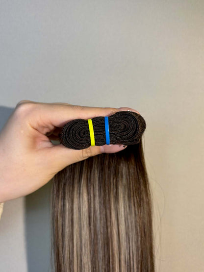 Color #T2:2:60A Top Raw A+ Pro highlight straight human hair bundle product photo 1