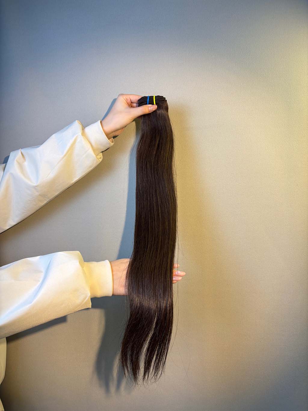 Color #2A straight human hair bundle in A+ Pro quality
