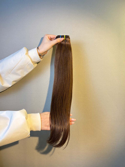 Color #2B straight human hair bundle in A+ Pro quality